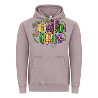 Vintage Zinc little miss mardi gras Vintage Hoodie - CowGirlArtShop