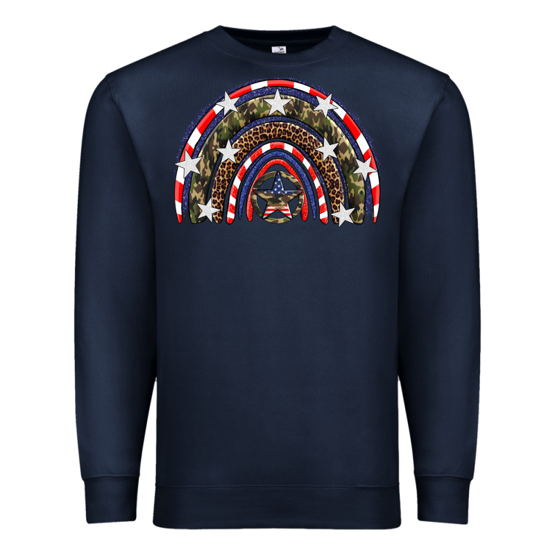 Usa Camouflage Rainbow Premium Sweatshirt by Artiststas | Teevron