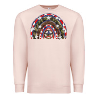 Pale Pink usa camouflage rainbow Premium Sweatshirt - Artiststas