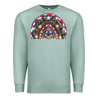 Seafoam usa camouflage rainbow Premium Sweatshirt - Artiststas