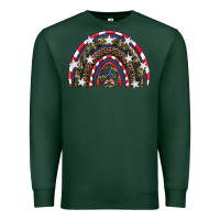 Sports Green usa camouflage rainbow Premium Sweatshirt - Artiststas