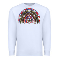 White usa camouflage rainbow Premium Sweatshirt - Artiststas