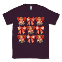Plum Valentines Eros and bow Classic Tee - CowhideDigitalArt