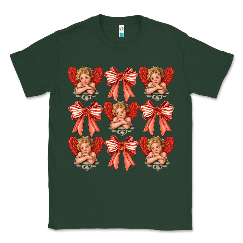 Valentines Eros And Bow Classic Tee by CowhideDigitalArt | Teevron