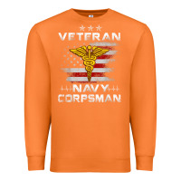 Carrot Veteran Navy Corpsman Patriotic 4th of July Gifts Premium Sweatshirt - minhPixels