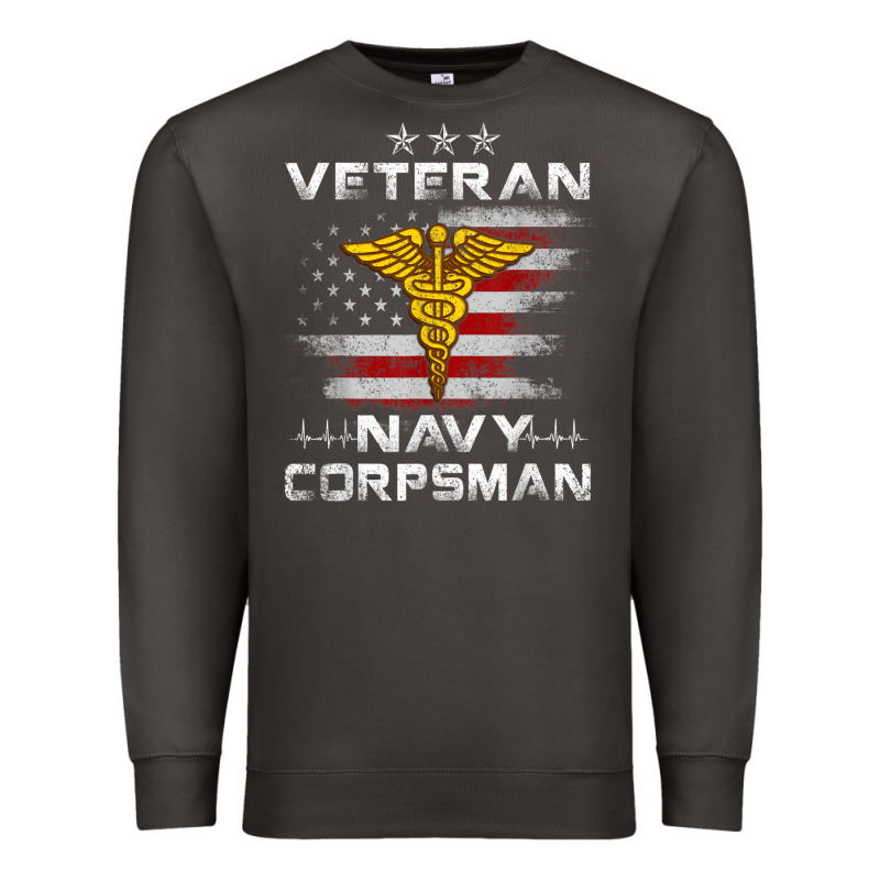 Veteran Navy Corpsman Patriotic 4th Of July Gifts Premium Sweatshirt by minhPixels | Teevron