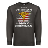 Smoke Veteran Navy Corpsman Patriotic 4th of July Gifts Premium Sweatshirt - minhPixels