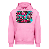 Fuchsia Pink dibs on the driver background Urban Hoodie - AdoDesignShop