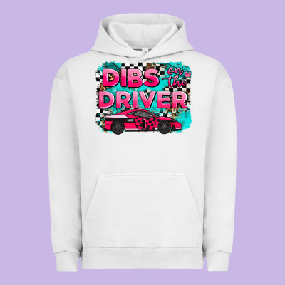Dibs On The Driver Background Urban Hoodie Designed By Adodesignshop