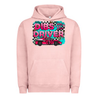 Pigment Salmon dibs on the driver background Urban Hoodie - AdoDesignShop
