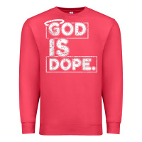 Cardinal God Is Dope Gift for faithful Christians Premium Sweatshirt - minhPixels