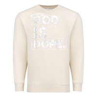 Sandshell God Is Dope Gift for faithful Christians Premium Sweatshirt - minhPixels