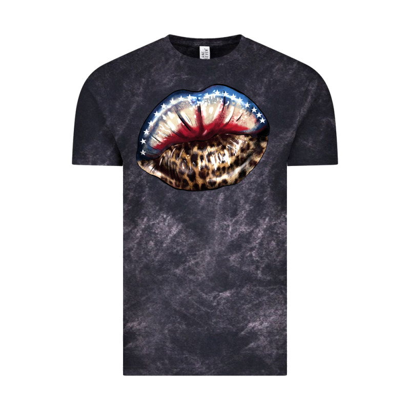 American Lip Leopard 4th Of July Vintage Tee by HowdyJamesFarm | Teevron