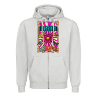 Dove Grey mama Zipper Hoodie - CowhideDigitalArt