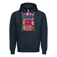 Navy mama Zipper Hoodie - CowhideDigitalArt