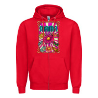 Red mama Zipper Hoodie - CowhideDigitalArt