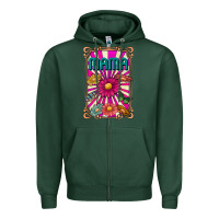 Sports Green mama Zipper Hoodie - CowhideDigitalArt