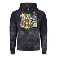 Cloud Black king cake mardi gras Vintage Hoodie - CowGirlArtShop