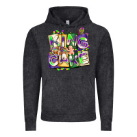 Vintage Black king cake mardi gras Vintage Hoodie - CowGirlArtShop