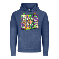 Vintage Denim king cake mardi gras Vintage Hoodie - CowGirlArtShop