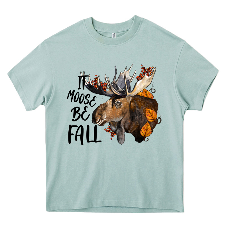 It Moose Be Fall Heavy Core Tee by LillyAllenDesigns | Teevron