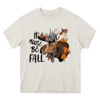 Cream It Moose Be Fall Heavy Core Tee - LillyAllenDesigns