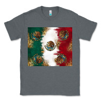 Charcoal Heather Mexican Flag Classic Tee - RanaPortraitStore