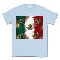 Dusty Blue Mexican Flag Classic Tee - RanaPortraitStore