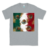 Heather Grey Mexican Flag Classic Tee - RanaPortraitStore