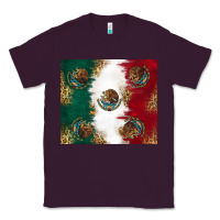 Plum Mexican Flag Classic Tee - RanaPortraitStore