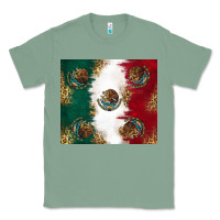 Sage Mexican Flag Classic Tee - RanaPortraitStore