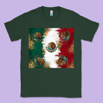 Mexican Flag Classic Tee Designed By Ranaportraitstore