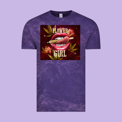 Flower Girl Vintage Tee Designed By Tumblerdesignbyshophia