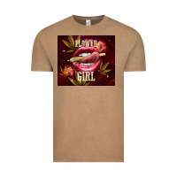 Vintage Coffee flower girl Vintage Tee - TumblerDesignByShophia