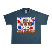 Midnight Navy red white and booze Urban Heavy Tee - TumblerDesignByShophia