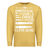 Antique Gold Ammosexual Bullets Love Pro Gun Lover Cool Enthusiast Gifts Premium Sweatshirt - minhPixels