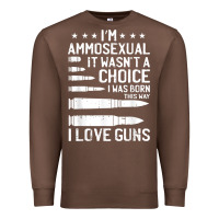 Chestnut Ammosexual Bullets Love Pro Gun Lover Cool Enthusiast Gifts Premium Sweatshirt - minhPixels