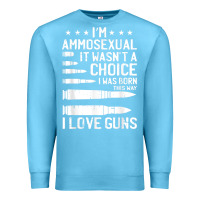 Ocean Blue Ammosexual Bullets Love Pro Gun Lover Cool Enthusiast Gifts Premium Sweatshirt - minhPixels