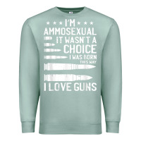 Seafoam Ammosexual Bullets Love Pro Gun Lover Cool Enthusiast Gifts Premium Sweatshirt - minhPixels