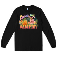 Black Easter Day Camper Long Sleeve Tee - HowdyJamesFarm