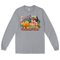 Heather Grey Easter Day Camper Long Sleeve Tee - HowdyJamesFarm