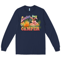 Navy Easter Day Camper Long Sleeve Tee - HowdyJamesFarm