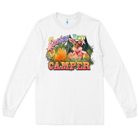 White Easter Day Camper Long Sleeve Tee - HowdyJamesFarm