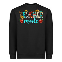 Black teacher mode Heavyweight Sweatshirt - BundleAndBundleShop