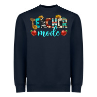 Navy teacher mode Heavyweight Sweatshirt - BundleAndBundleShop