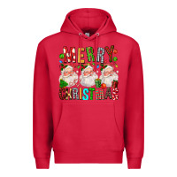 Cardinal Merry christmas santa Premium Hoodie - FaDigitalArtStudio