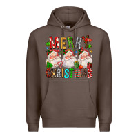 Coffee Merry christmas santa Premium Hoodie - FaDigitalArtStudio