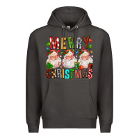 Smoke Merry christmas santa Premium Hoodie - FaDigitalArtStudio