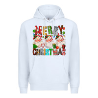 White Merry christmas santa Premium Hoodie - FaDigitalArtStudio