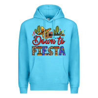 Ocean Blue Down to fiesta Premium Hoodie - RanaPortraitStore
